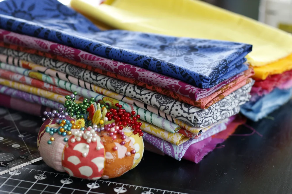 Gypsy Wife: New Fabrics + Blocks — Stitched in Color